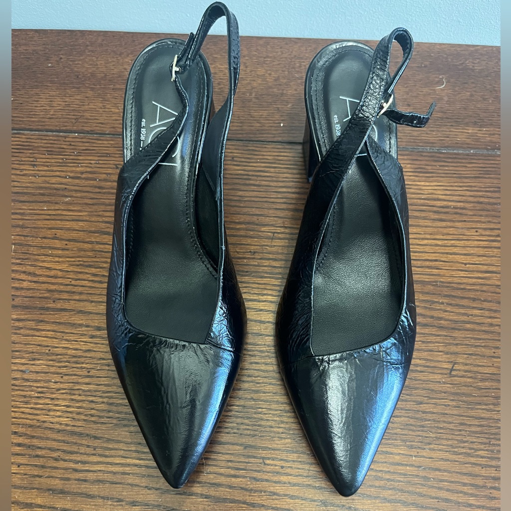 Women’s Agl Agnese Black Slingback Size Eu 35.5